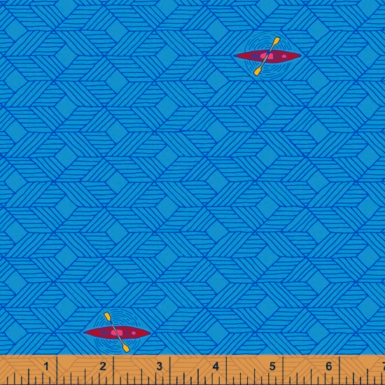 Favourite things - Blue with Kayaks