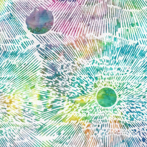 Island Batik Painted Blossoms 122001815 Sunset- Sweet pea $21.96/m