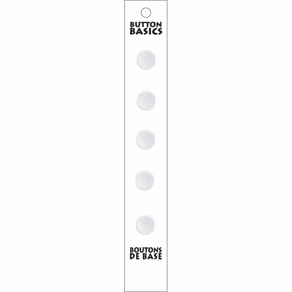 11 mm shank white button BB4221G