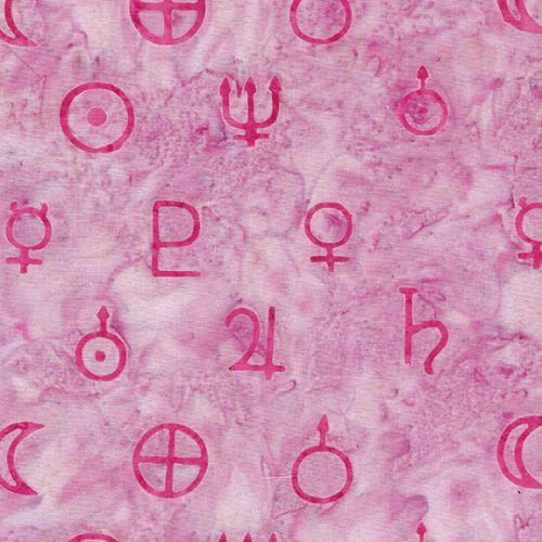 ISLAND BATIK Blinded by science 622006335 Solar system-Primrose $21.96/m