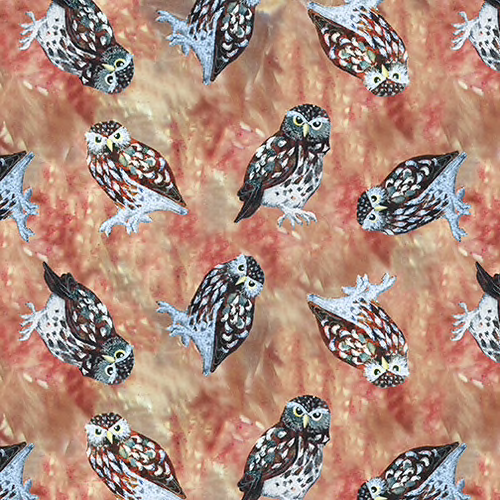 Down In the Woods - Digital -Owl Tossed Allover $25.96/m