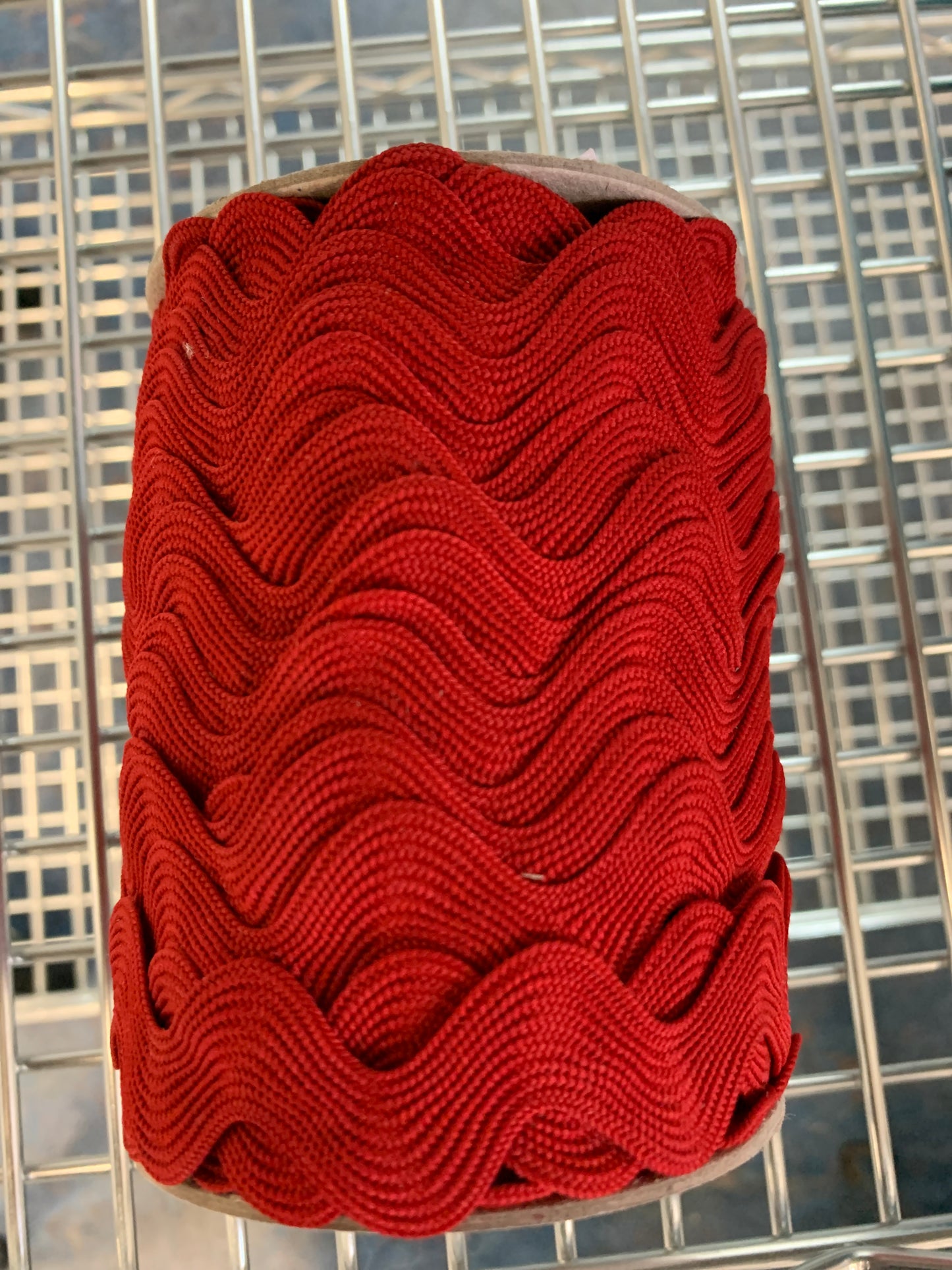 008 Rick Rack Braid 24mm - Red $2.96/m