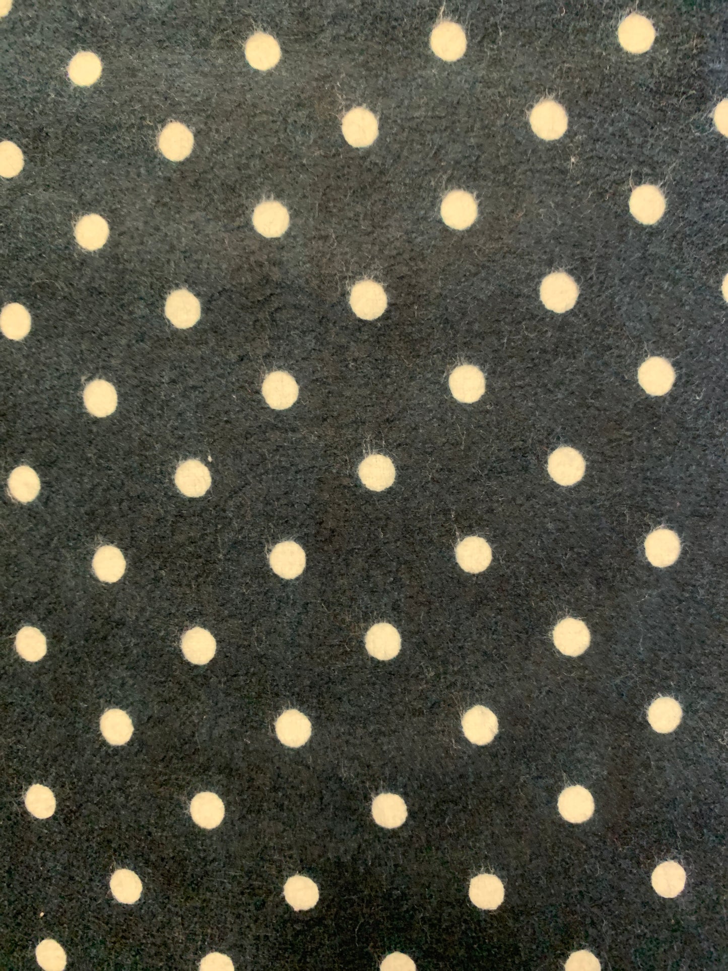 Flannel 2571-Dark Navy with white dots