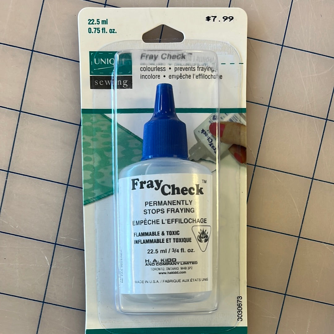 UNIQUE SEWING Fray Check 2 - 22.5ml /3/4 fl.oz)- WT