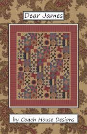 Dear James 62" x 74" Quilt by Barbara Cherniwchan- Coach House Designs