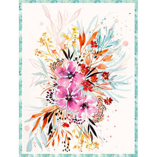 #14 Sunshine Soul - Flowers of Eventide packaged panel 56” x 74” - 58471-11P $74.95