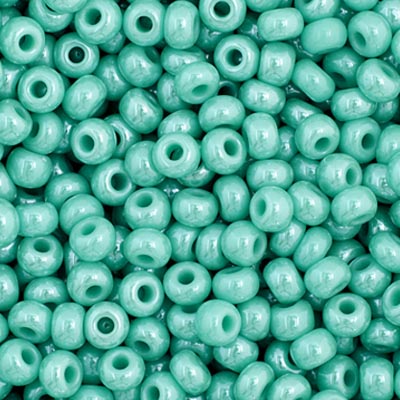Czech Seed Bead 11/0 -Opaque Turquoise Luster