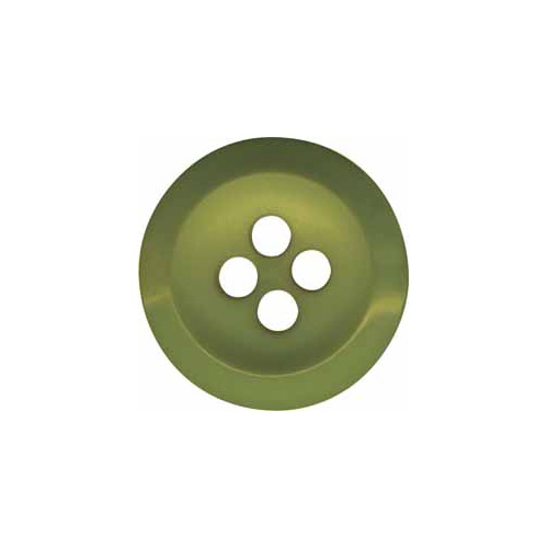 ELAN 4 Hole Button - 20mm (3⁄4″) - 2 count- green