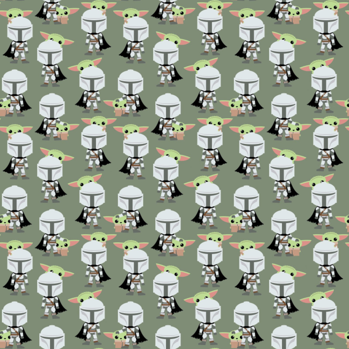 Star Wars Mando Hello Friend on green $22.96/m