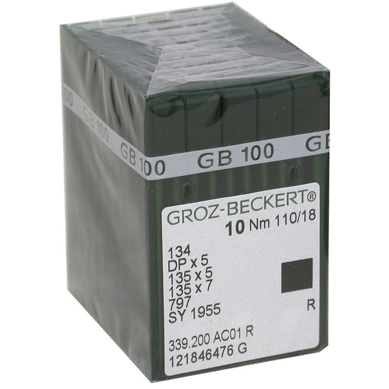 Groz-Beckert Long Arm Needle 110/18, 10ct - SSMGB-135-7/18