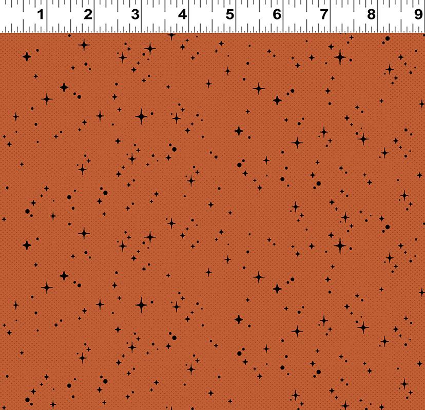 Retro Halloween - Glimmer on Dark Orange