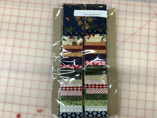 Jelly roll 42 @ 2.5" wof - Garden Dreams $76.95