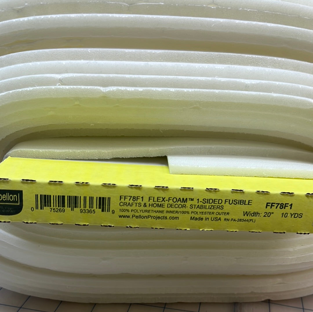 FF78F1 Flex Foam 1 sided fusible $22.96/m