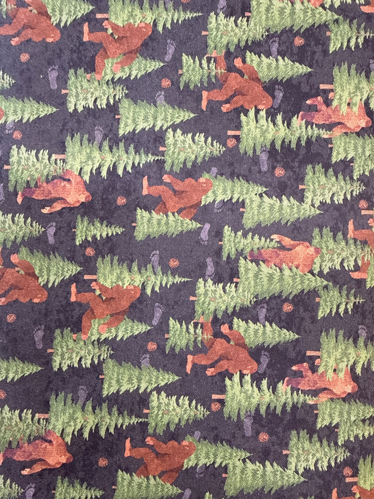 Bigfoot Country- Bigfoot in the night all over $26.96/m
