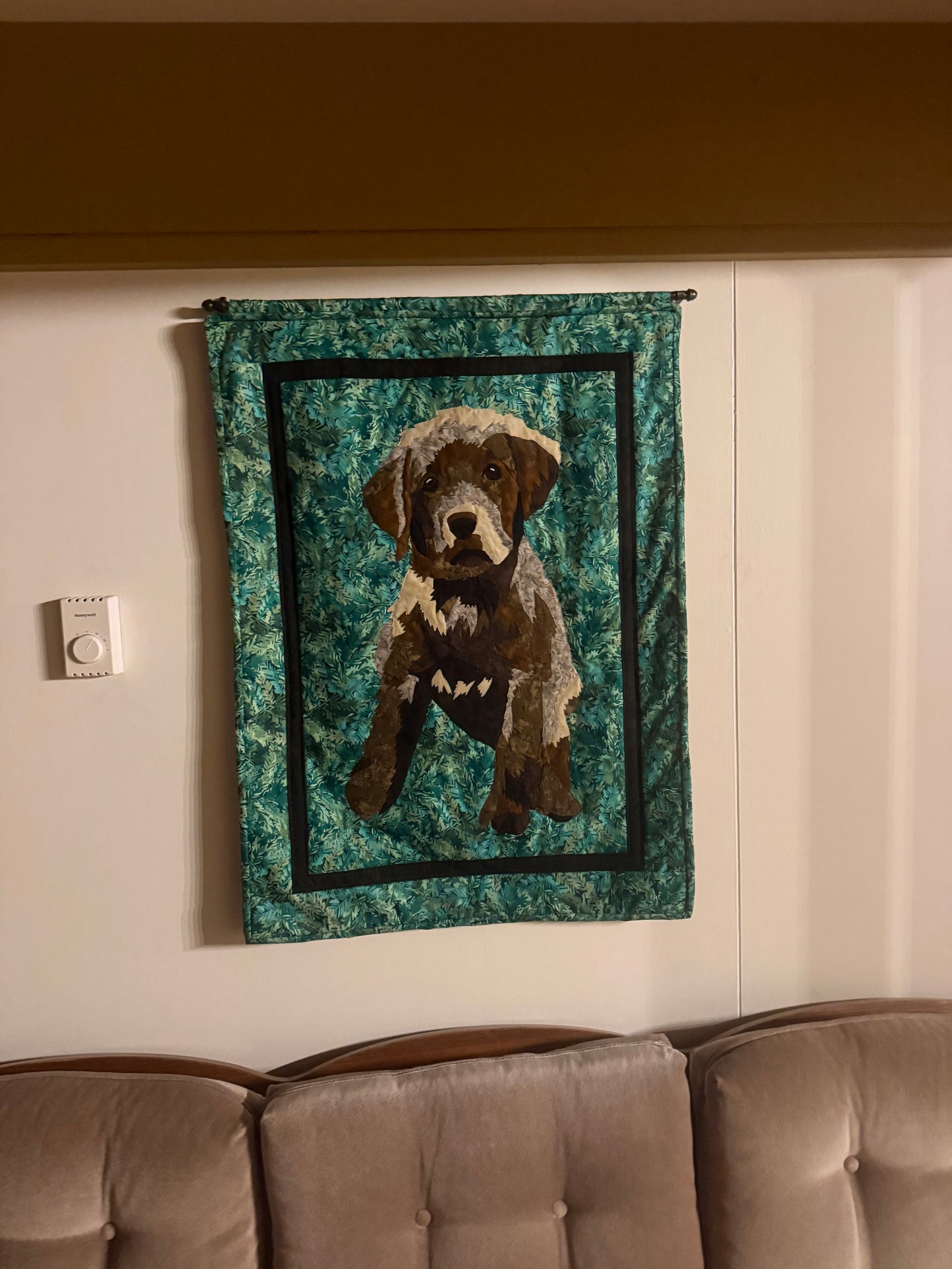 Create a collage wall hanging with Sabine