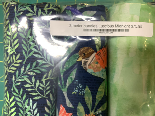 3 meter bundles Luscious Midnight $75.95