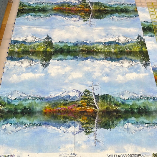 WILD AND WONDERFUL BY RJR FABRICS - Digiprint- Cool morning $ $29.96/m