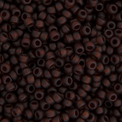 MIYUKI SEED BEAD 11/0 ROOT BEER TRANSPARENT MATTE
