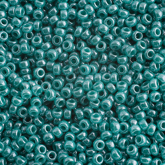 MIYUKI SEED BEAD 11/0 TURQUOISE GREEN OPAQUE LUSTER