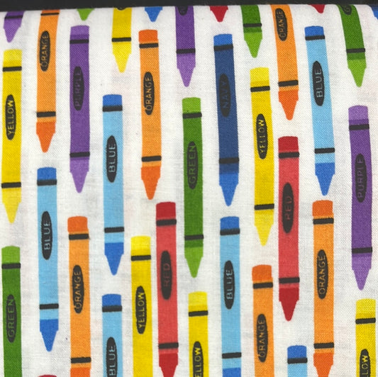 Crayons on white $16.96/m