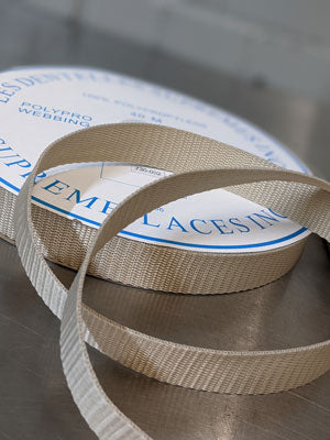 Webbing 1" Beige - POLYPRO WEBBING 25MM