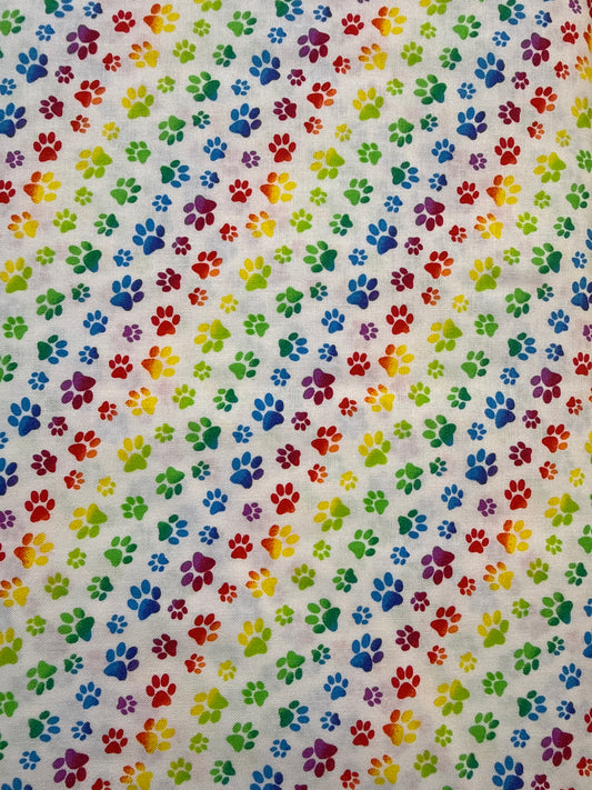 Rainbow Collection- Paw prints  26.96/m