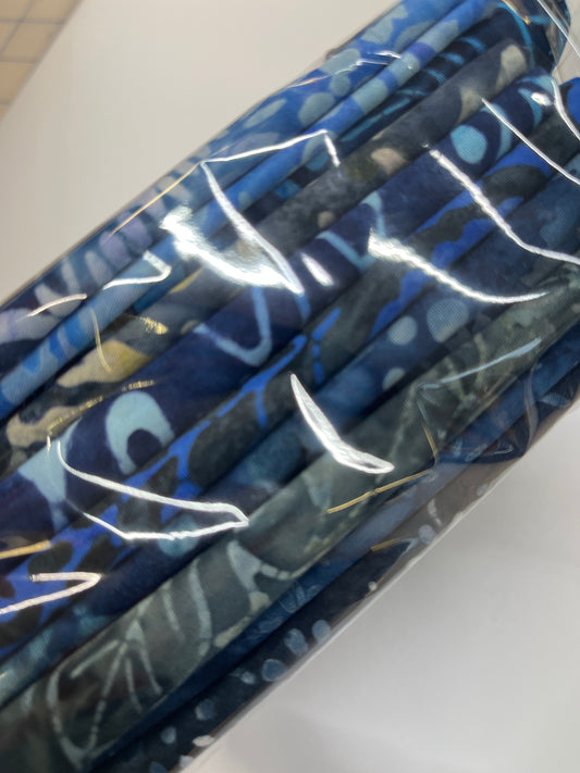 Fat Quarter Bundle Boreal Batiks 10 pieces Ocean $47.95