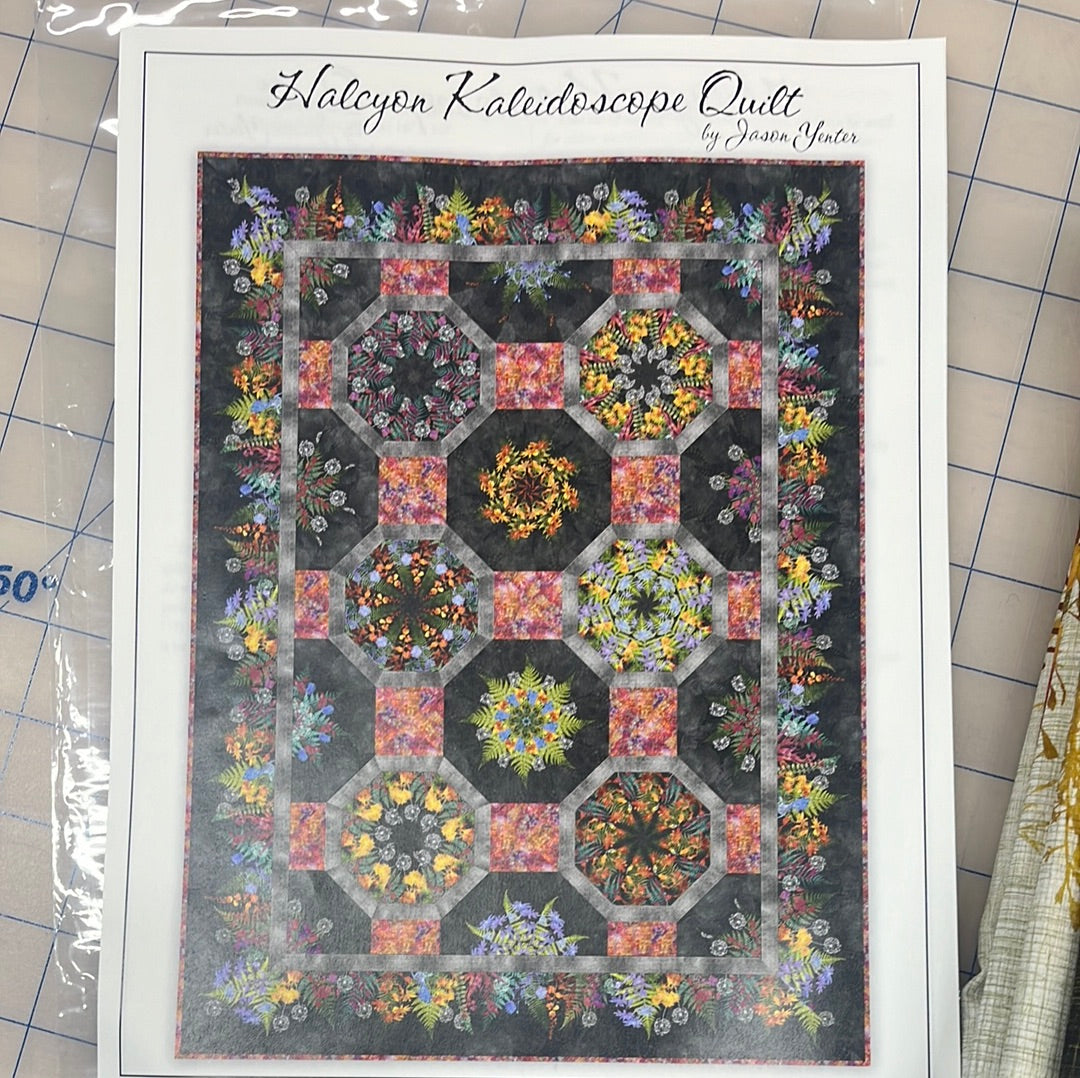 Halcyon Kaleidoscope Quilt by Jason Yenter kit