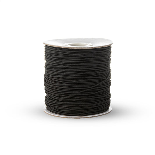 Round Elastic -Black- 1 mm $0.40/M