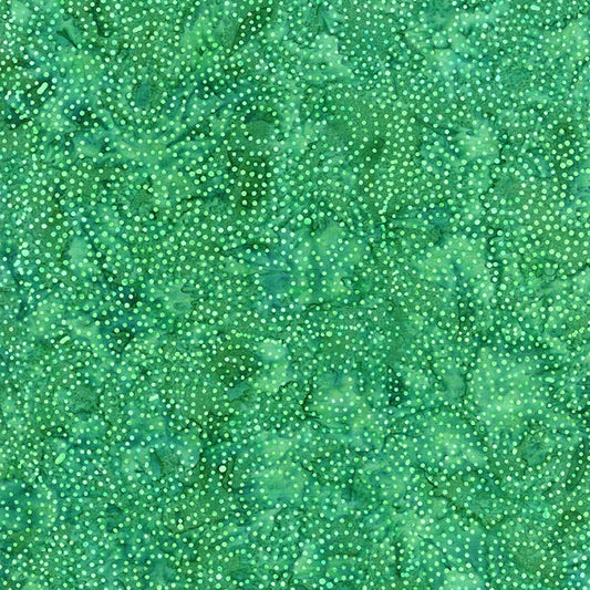 Charade Tonga Crackle Circa Dot, Emerald  $27.96/m