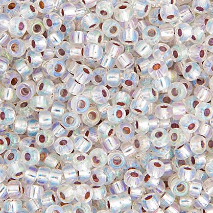 MIYUKI SEED BEAD 11/0 CRYSTAL SILVER LINED AB