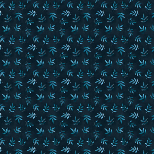 Twilight Wolf Pack Autumn Foliage Blue $19.96/m