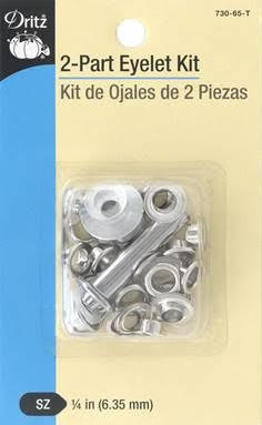 2-Part Eyelet Kit 1/4"