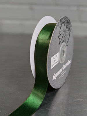 SINGLE FACE SATIN 30M    POLYESTER RIBBON 22MM $.68/m ( Click to choose colors)