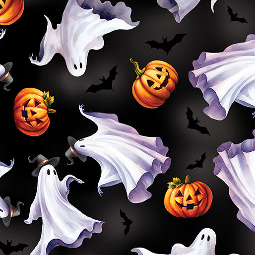 Ghostly Soiree Ghostly Parade Black  1510212B $25.96/m