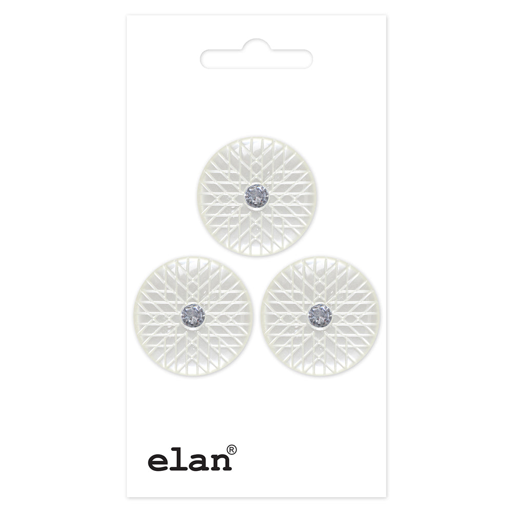 ELAN Shank Button - 20mm (3⁄4in) - 3 count