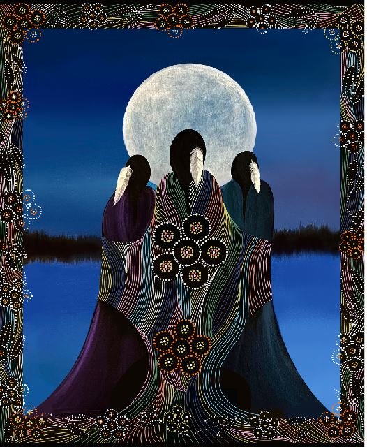 Full Moon Rising Panel $22.95