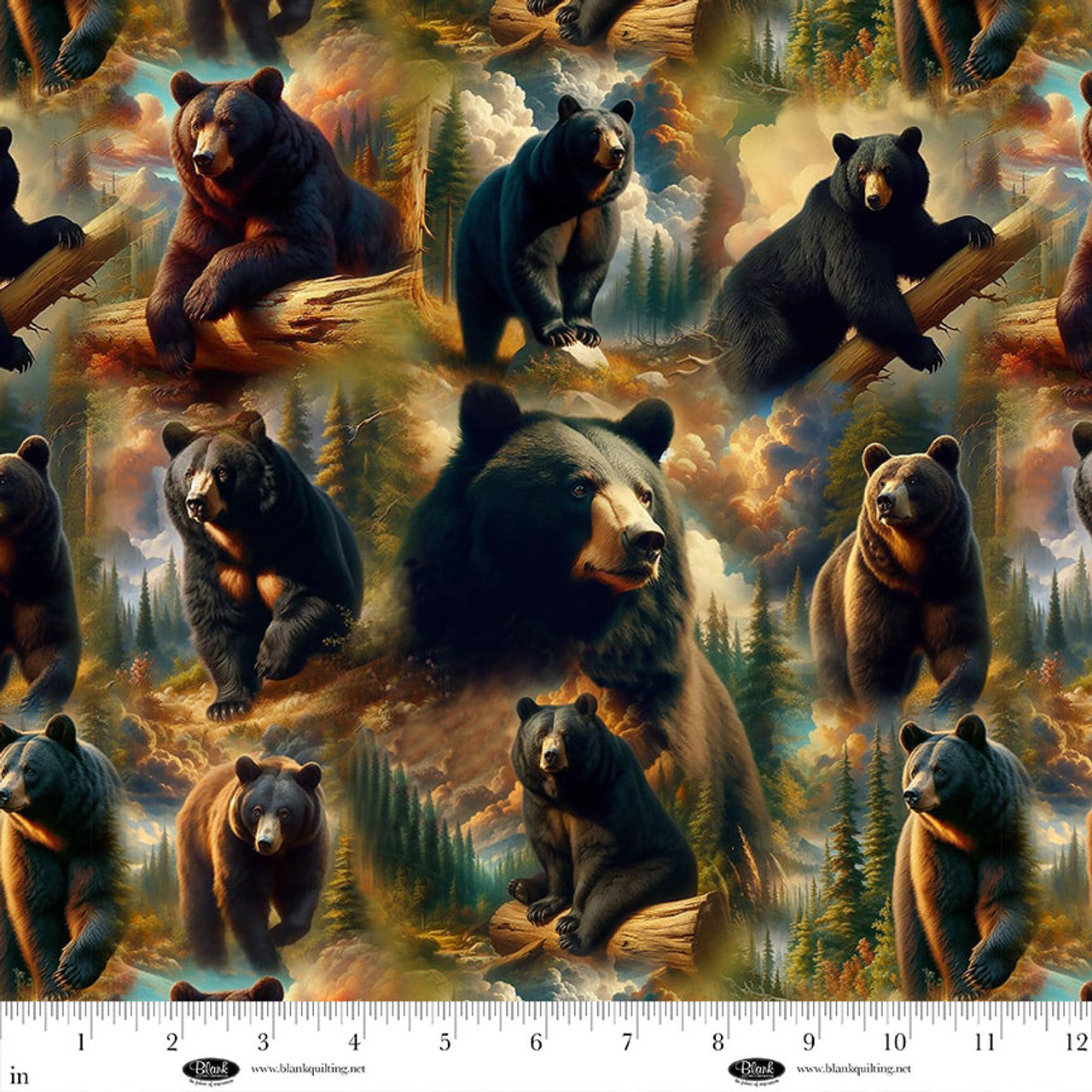 WILDERNESSMI-B-4182MK-99 - Bears- Minky $37.96/m