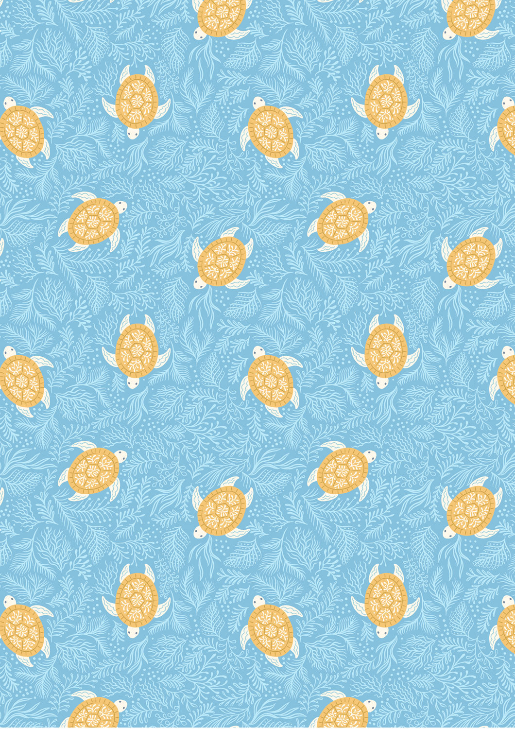 Seas the day by Irene & Lewis- Turtles on seaweed $24.96/m