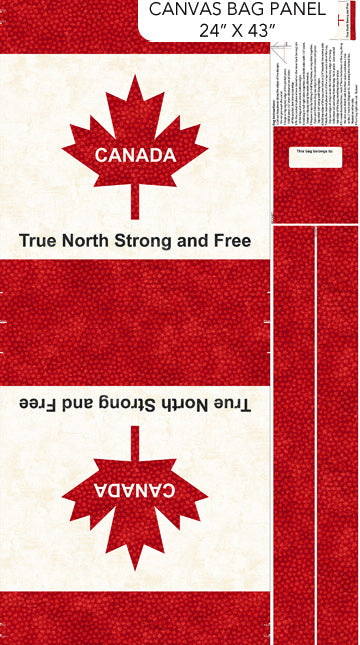 Canadian Classics 3- Tote bag Panel $ 14.95 each