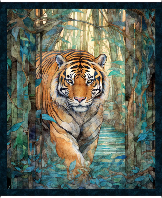 Eye of the Tiger 36" Tiger Panel 30473 -X - Morris Creative Group $22.95