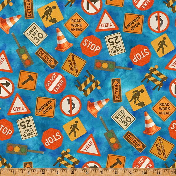 Things That Go From A to Z X5745-7-Blue $26.96/m