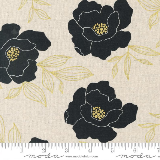 Gilded by Alli K Designs for moda- mochi linen-paper gold $30.96/m