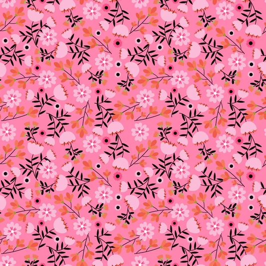 Not Scary by Poppy Cotton- Pumpkin Pie Pink $24.96/m