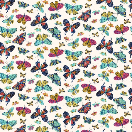 Beauty & Solitude by Anna Ivair for Cotton ans Steel-Confetti print $29.96/m