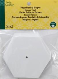 Paper Piecing-Hexagon - Size 2" - 50 Count