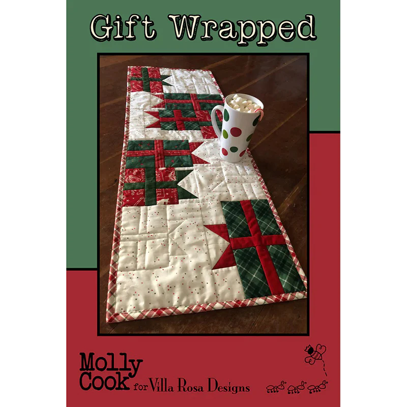 Gift Wrapped Table Runner Patten by Villa Rosa Designs