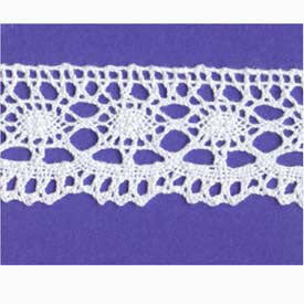 CLUNY LACE 32MM          COTTON $1.60/m