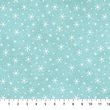 Holly Jolly- Snowflake Turquoise 28818-64 $21.96/m