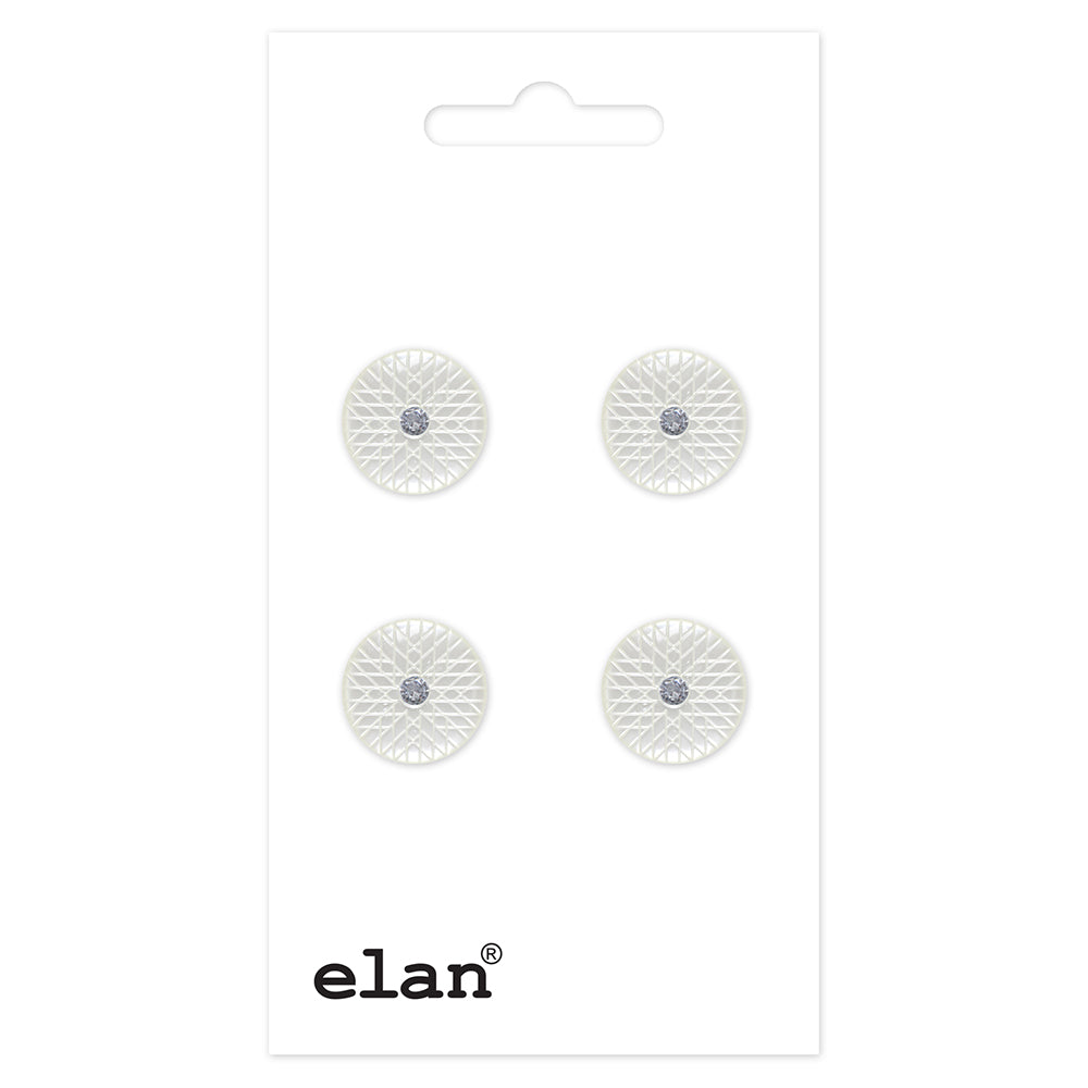 ELAN Shank Button - 11.5mm (1⁄2in) - 4 count